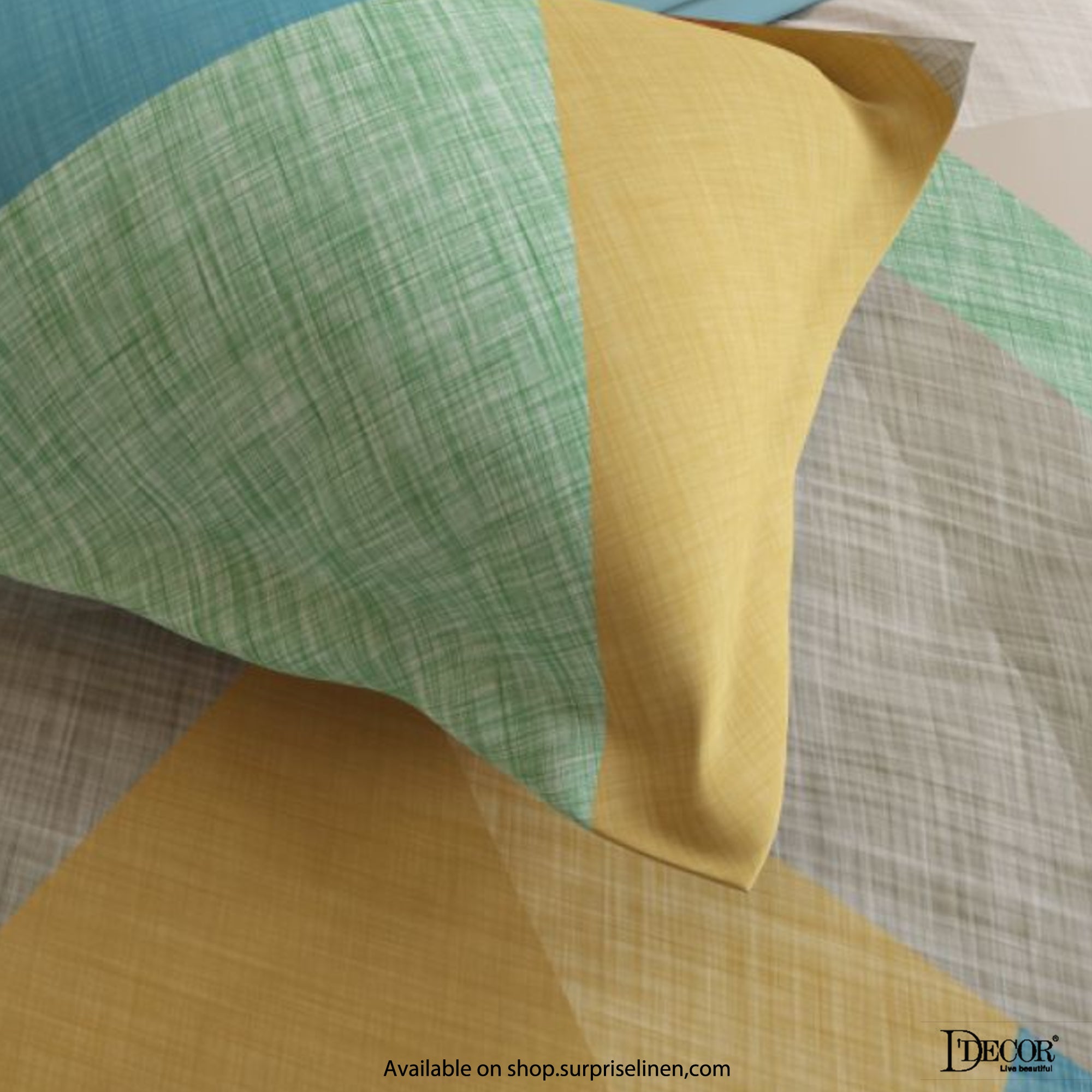 D'Decor - Orion Collection 100% Cotton Topaz Bedsheet Set
