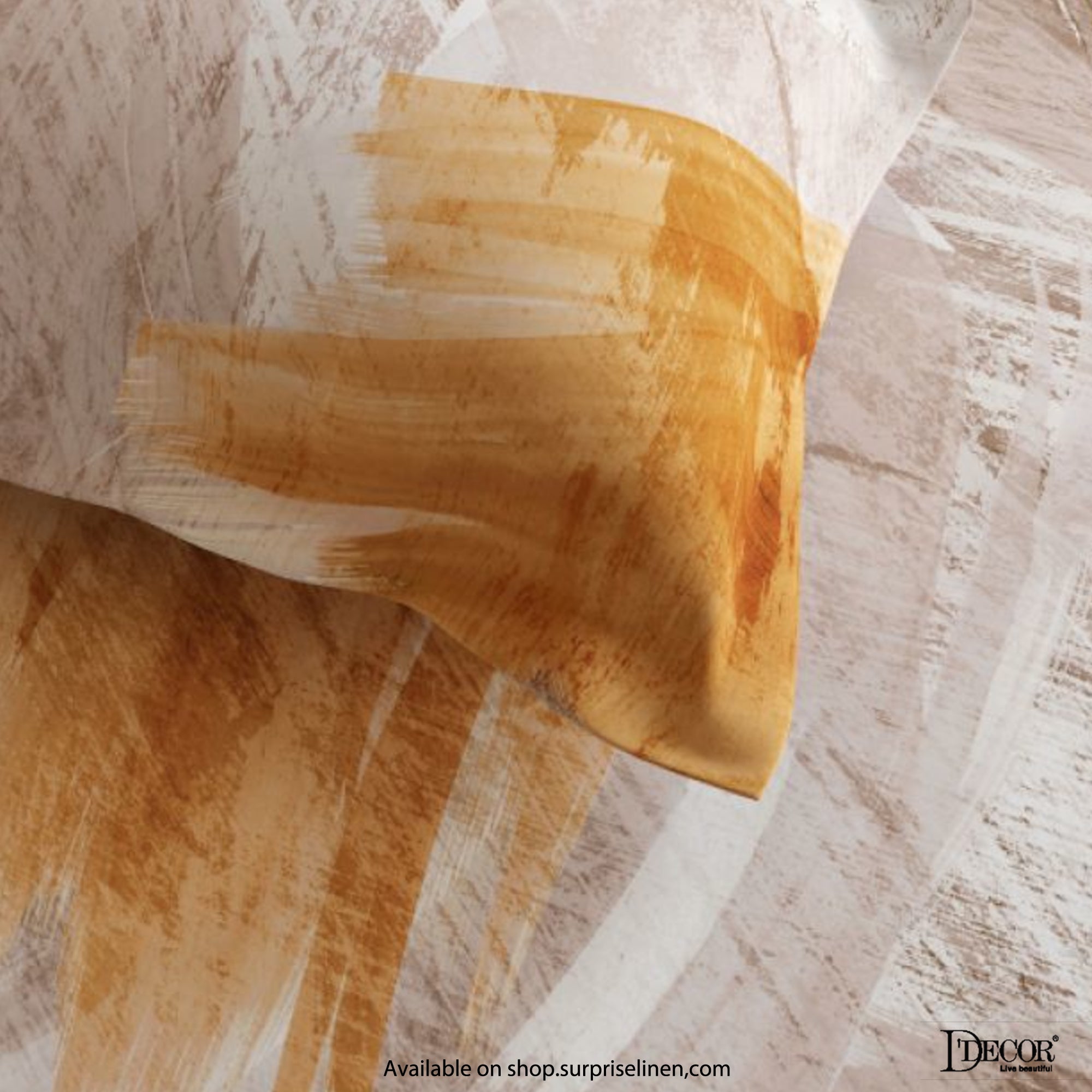 D'Decor - Orion Collection 100% Cotton Artistic Strokes Bedsheet Set