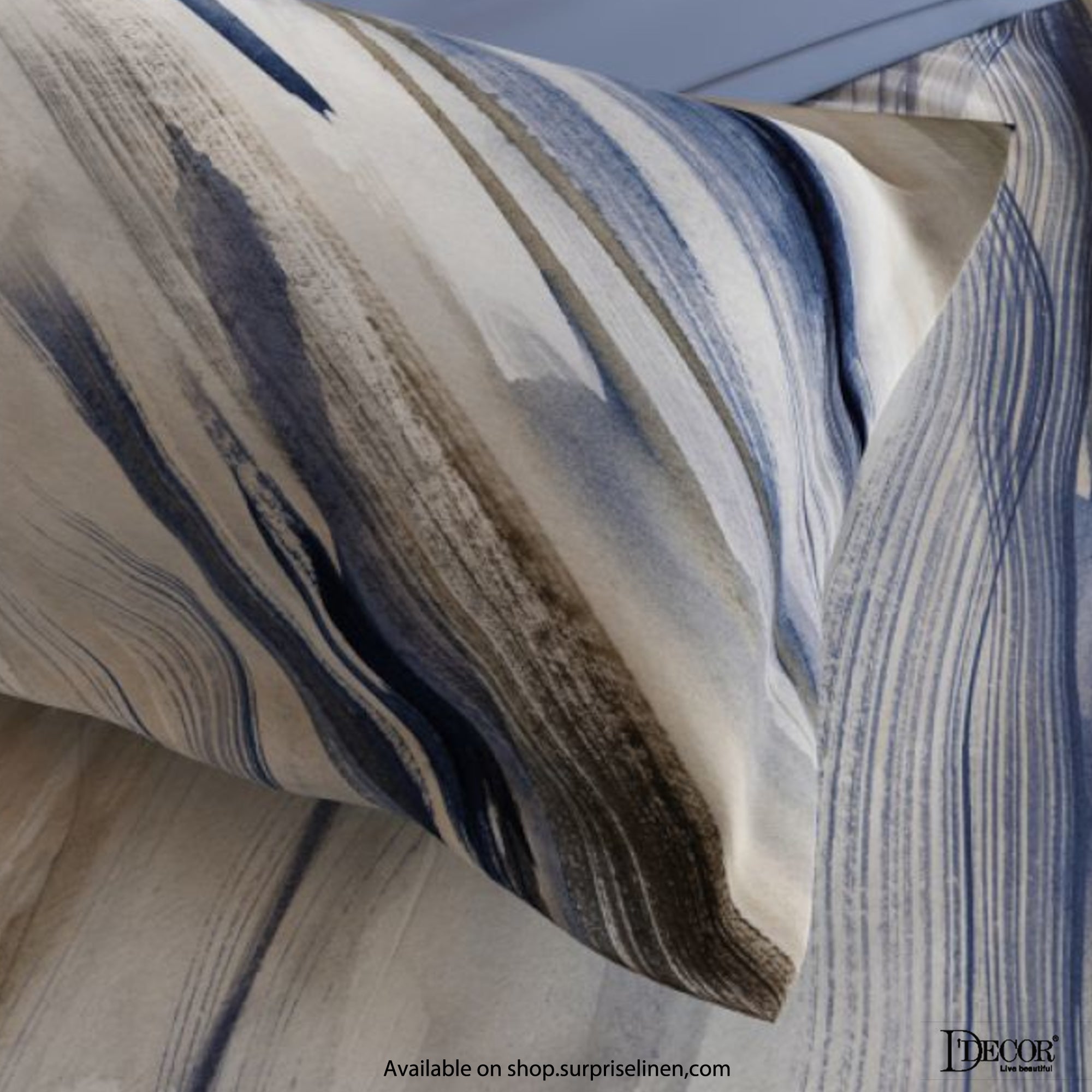 D'Decor - Orion Collection 100% Cotton Marble Bedsheet Set