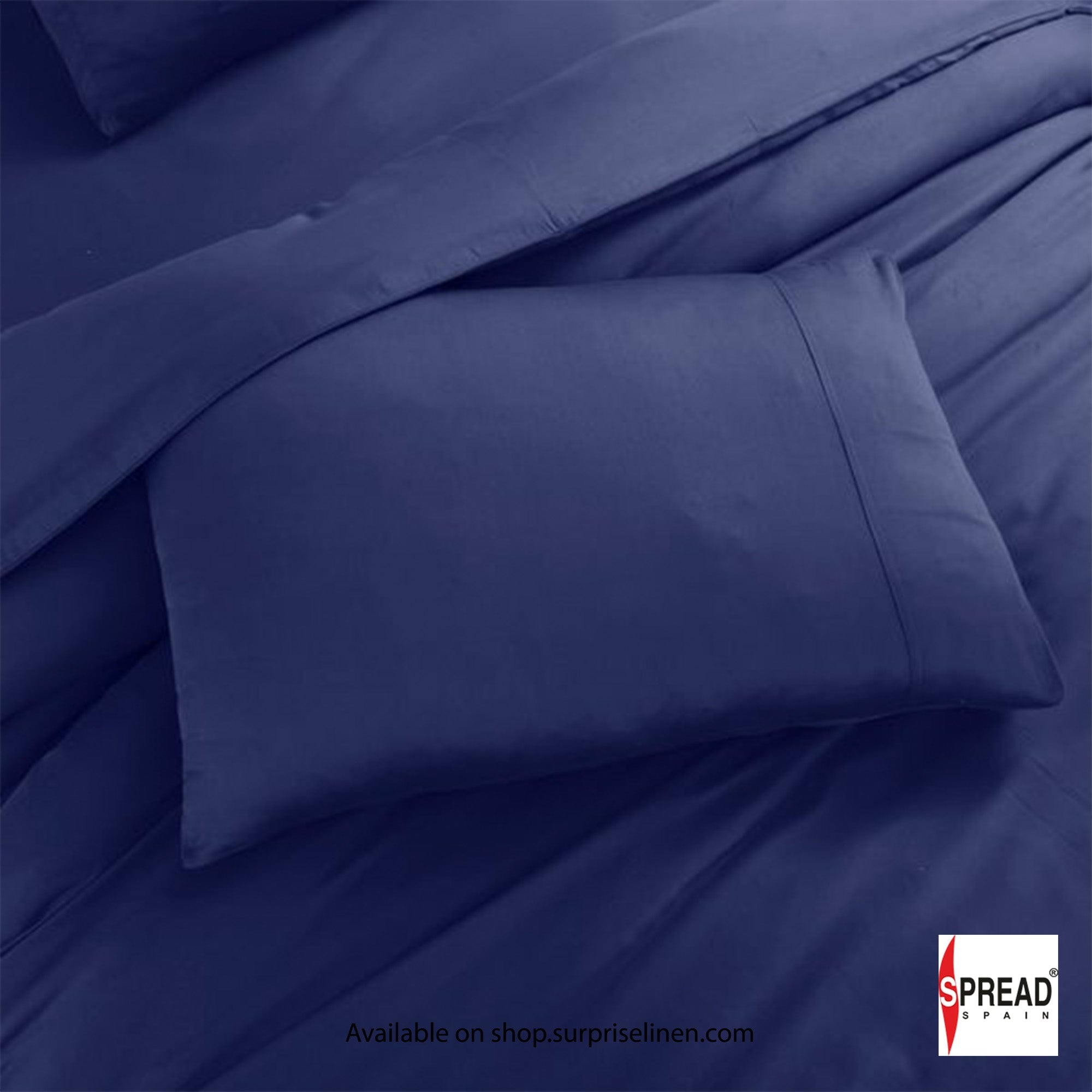 Spread Spain - Madison Avenue Collection 400 Thread Count 100% Cotton Bedding Set (American Blue)