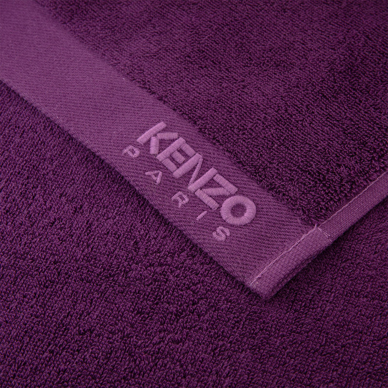 Kenzo - Iconic 525 GSM 100% Cotton Towel (Aubergi)