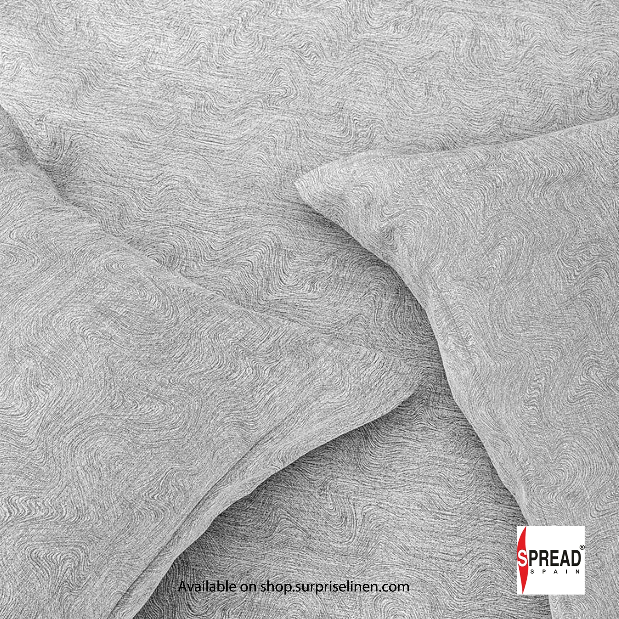 Spread Spain - 700 TC Italian Couture Luxury Bedsheet Set (Ash Grey)