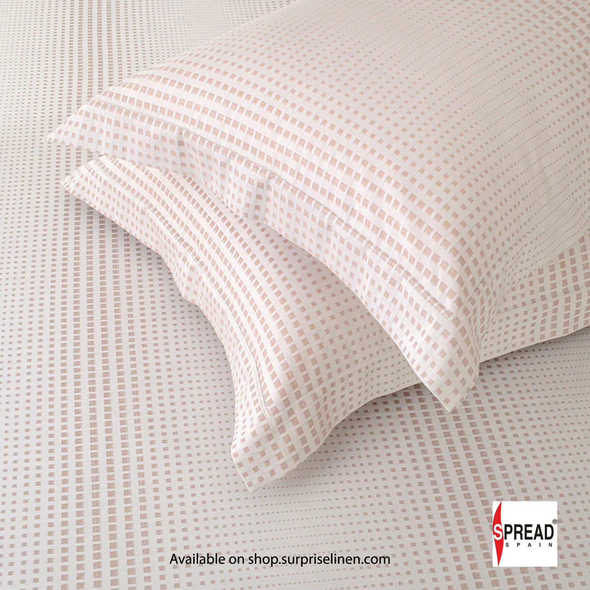 Spread Spain - 700 TC Italian Couture Luxury Bedsheet Set (Brick)
