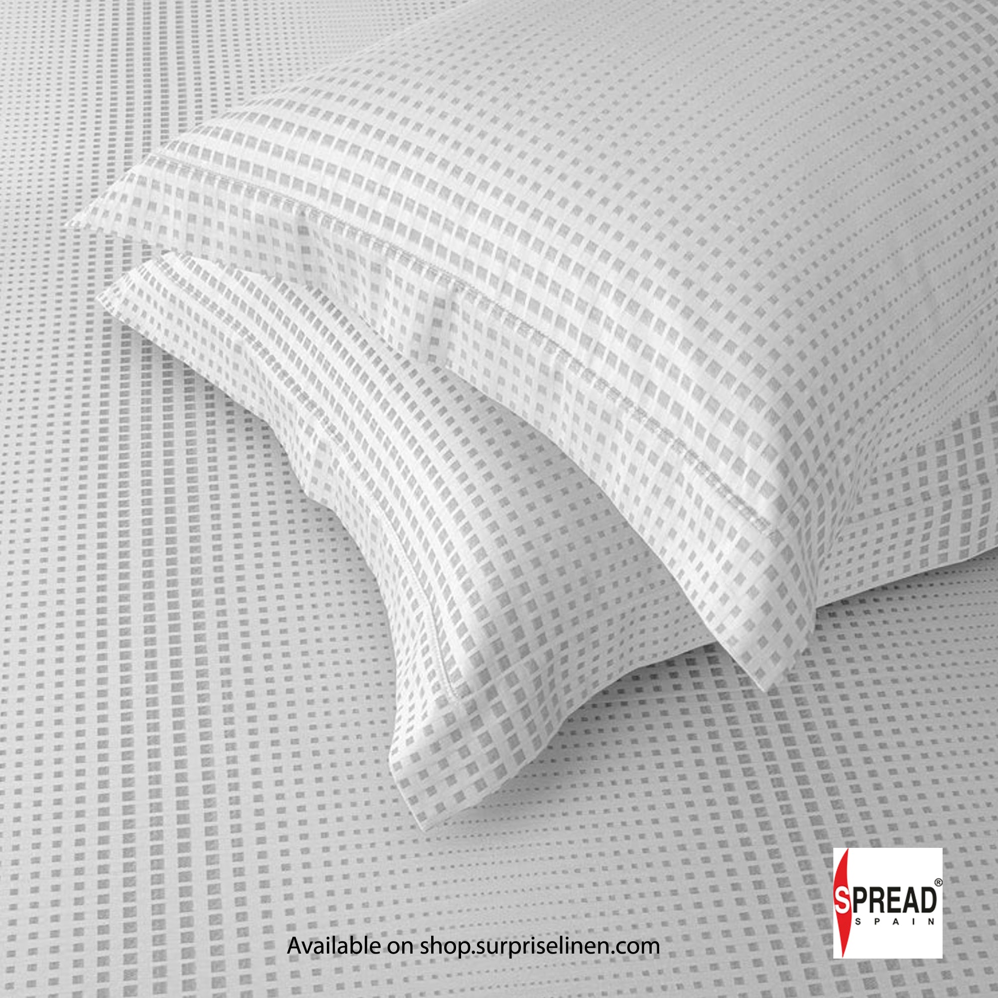 Spread Spain - 700 TC Italian Couture Luxury Bedsheet Set (Brick Grey)