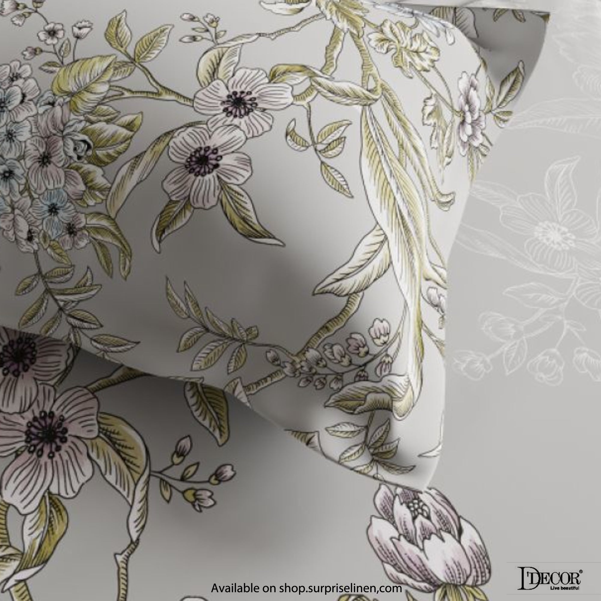 D'Decor- Premier Collection 100% Cotton Nova King Size Bed Sheet Set