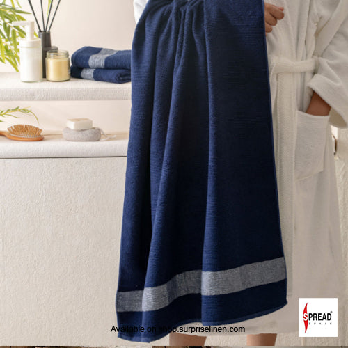Spread Spain - Lightweight Luxury with Superior Absorbency The Bamboo Bath Towel (Navy)