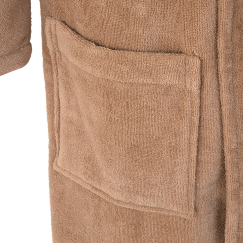 Lacoste - Rene 400 GSM 100% Organic Cotton Bathrobe (Cookie)