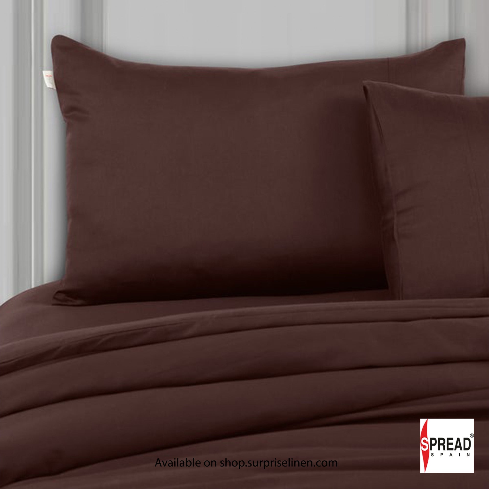 Spread Spain - Madison Avenue Collection 400 Thread Count 100% Cotton Bedding Set (Choco)