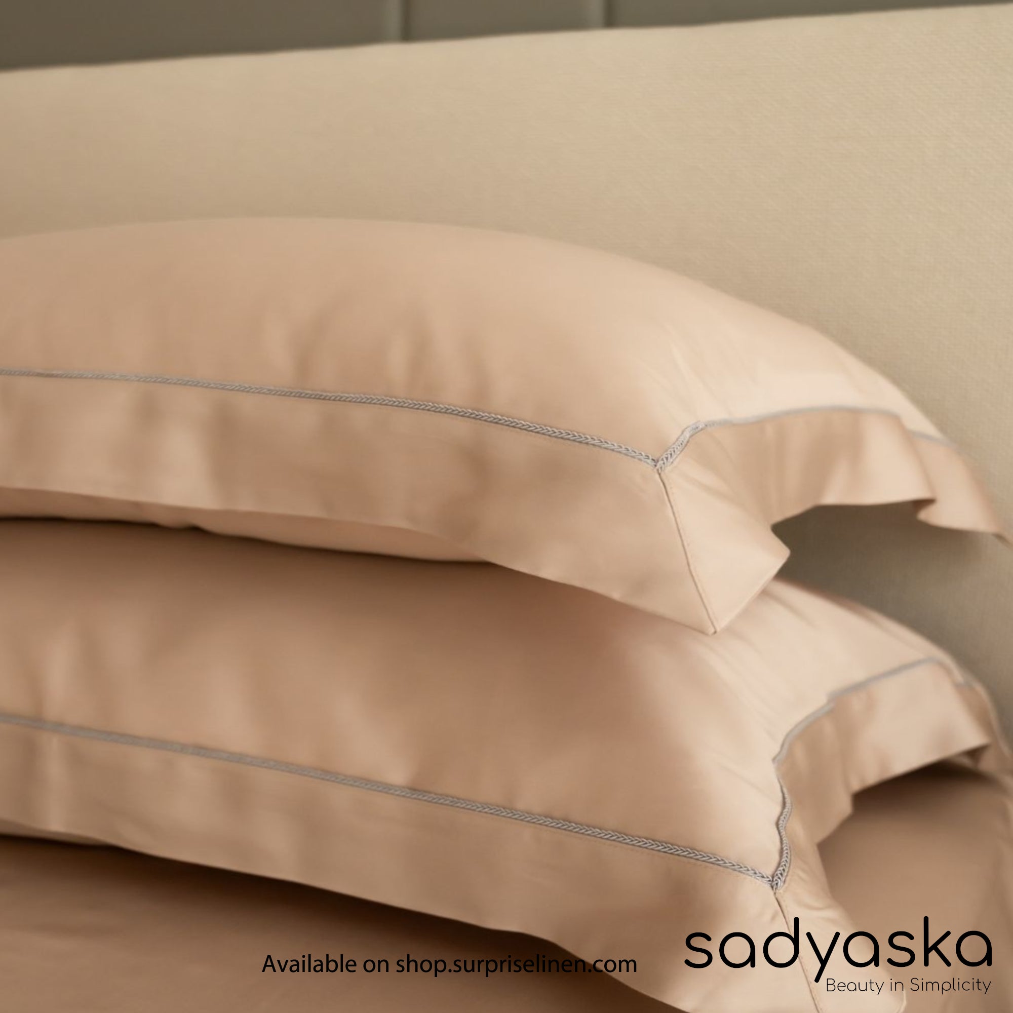 Sadyaska - Tencel Lace Bedding Collection 400 TC Tencel 3 Pcs Bedding Set (French Rose )