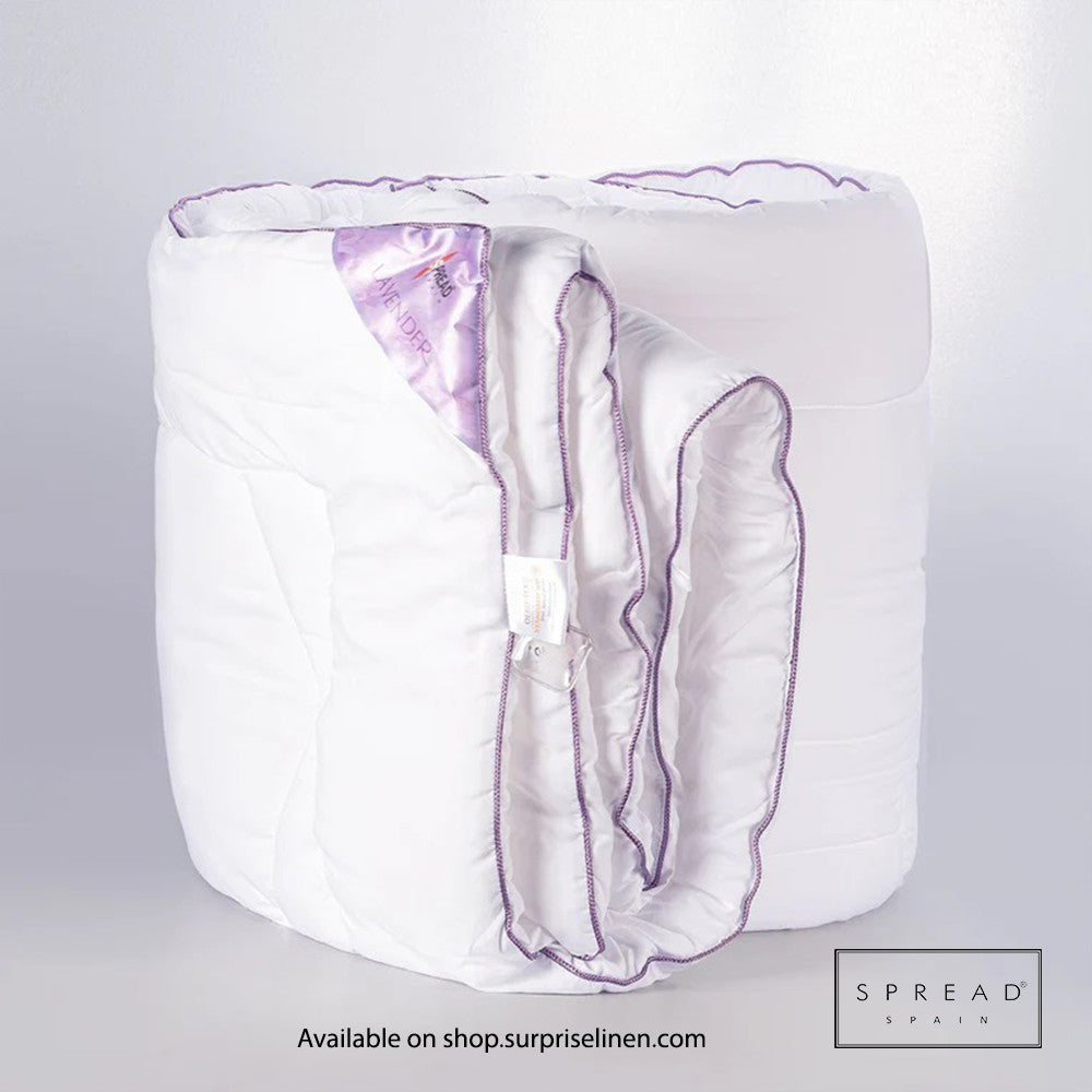 Spread Spain - Lavender All Season Quilt, Comforter - 200 GSM OEKO Certified