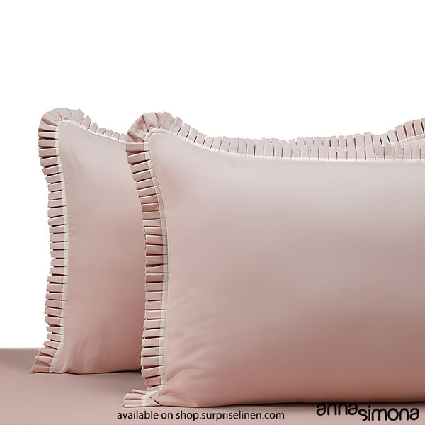 Anna Simona - Amande Bedsheet Set (Flamingo Pink)