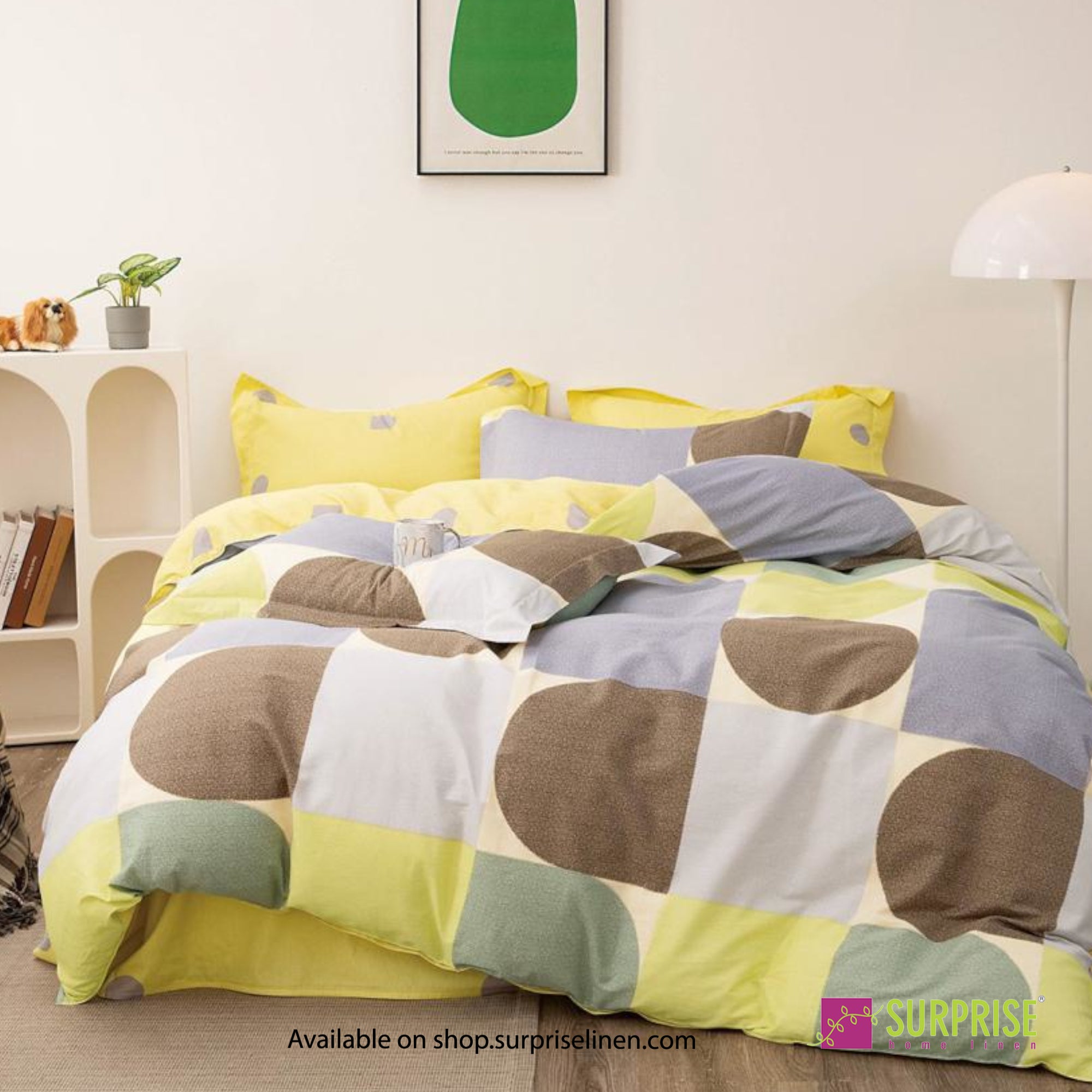 Everyday Luxury Essentials By Surprise Home - Bedeck Collection 3 Pcs Regular Queen Size Bedsheet Set in 300 TC Cotton Fabric (Radiance)