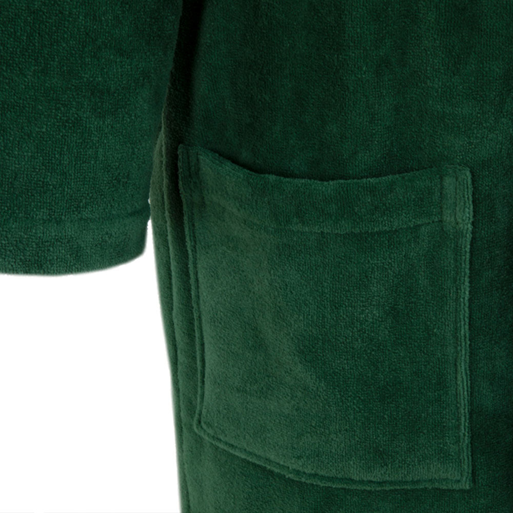 Lacoste - Rene 400 GSM 100% Organic Cotton Bathrobe (Vert)