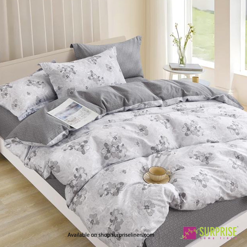 Surprise Home - Hues Sage Rose Garland Bedsheet Set