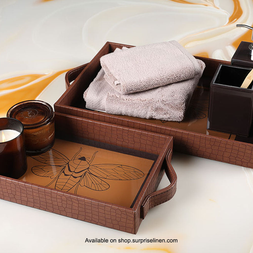 Surprise Home - Etonner Dragon Fly 3 Pcs Bath Set (Beige)