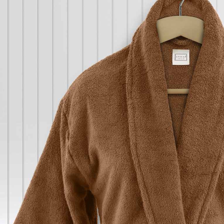 Spread Spain - Roman Bathrobe Collection Highly Absorbent & Soft Bathrobe (Brown)