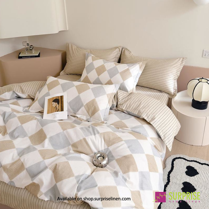 Petal Bloom Blush Pink four-piece comforter set