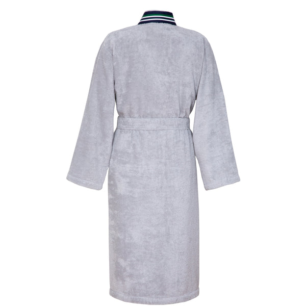 Lacoste - Club Bathrobes / Kimonos in 400 GSM 100% Organic Cotton (Gris)