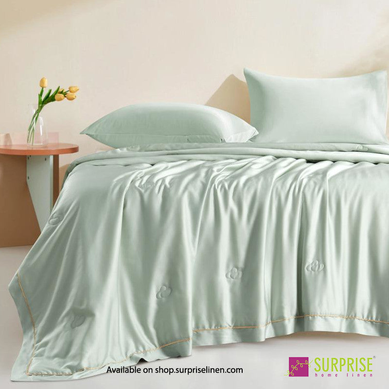 Surprise Home - Lumina Collection Tencel Comforter (Mint Green)