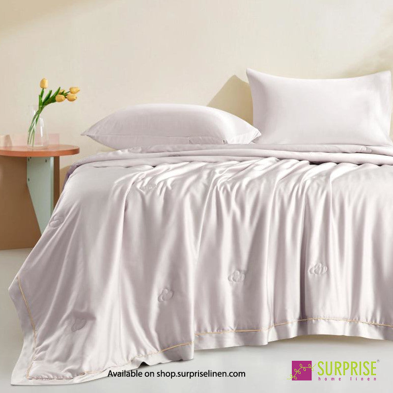 Surprise Home - Lumina Collection Tencel Comforter (Ivory)