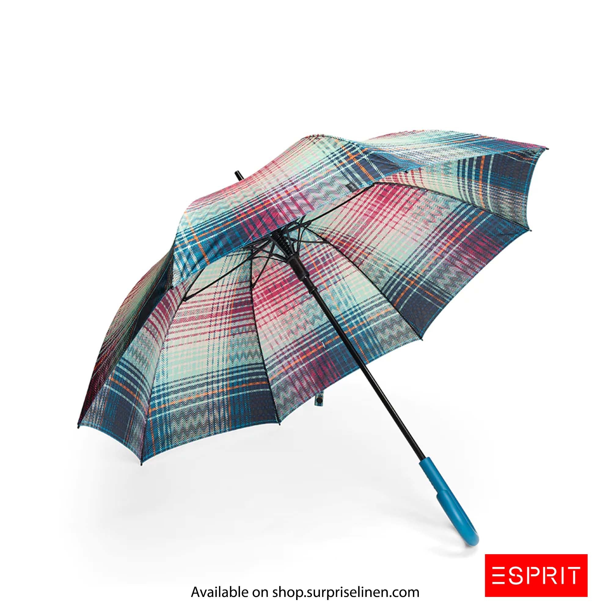 Esprit - Abstract Collection Long AC Umbrella (Ocean Depths)