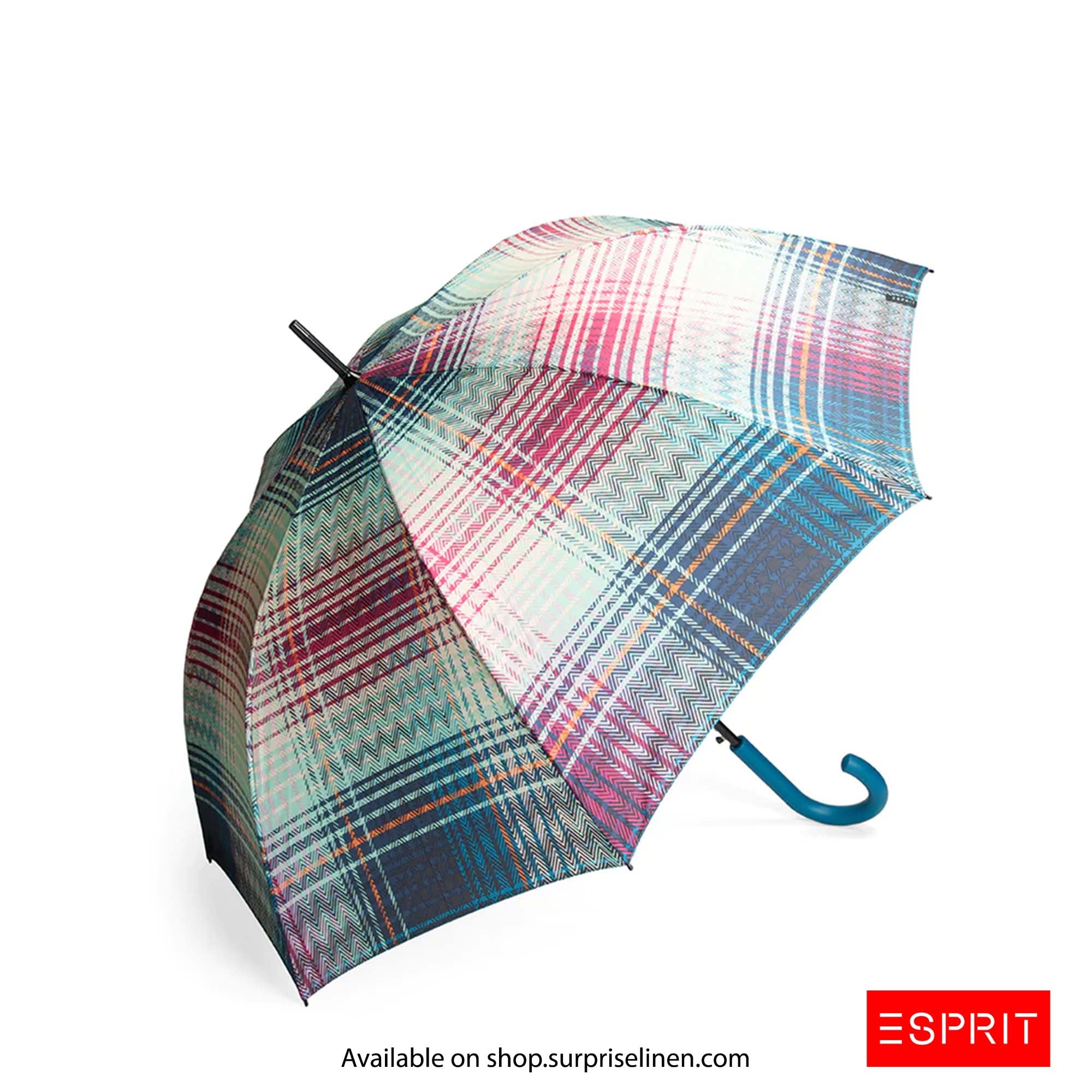 Esprit - Abstract Collection Long AC Umbrella (Ocean Depths)