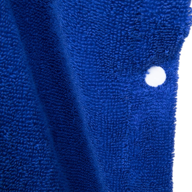 Lacoste - L Wave 350 GSM 100% Organic Cotton Poncho (Cobalt)