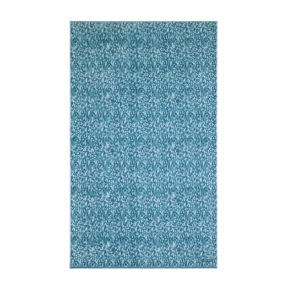 Hugo Boss - Melli 450 GSM 100% Organic Cotton with Satin Border (Blue)