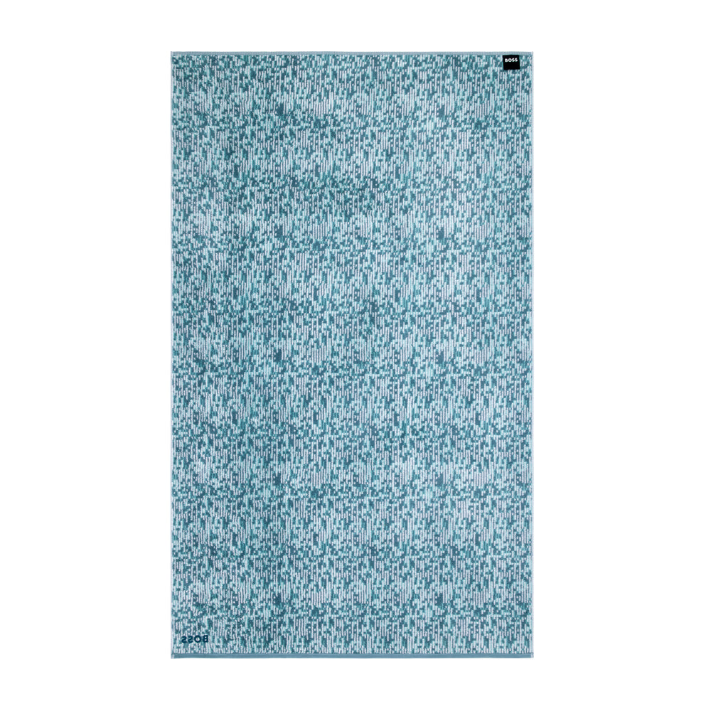 Hugo Boss - Melli 450 GSM 100% Organic Cotton with Satin Border (Blue)