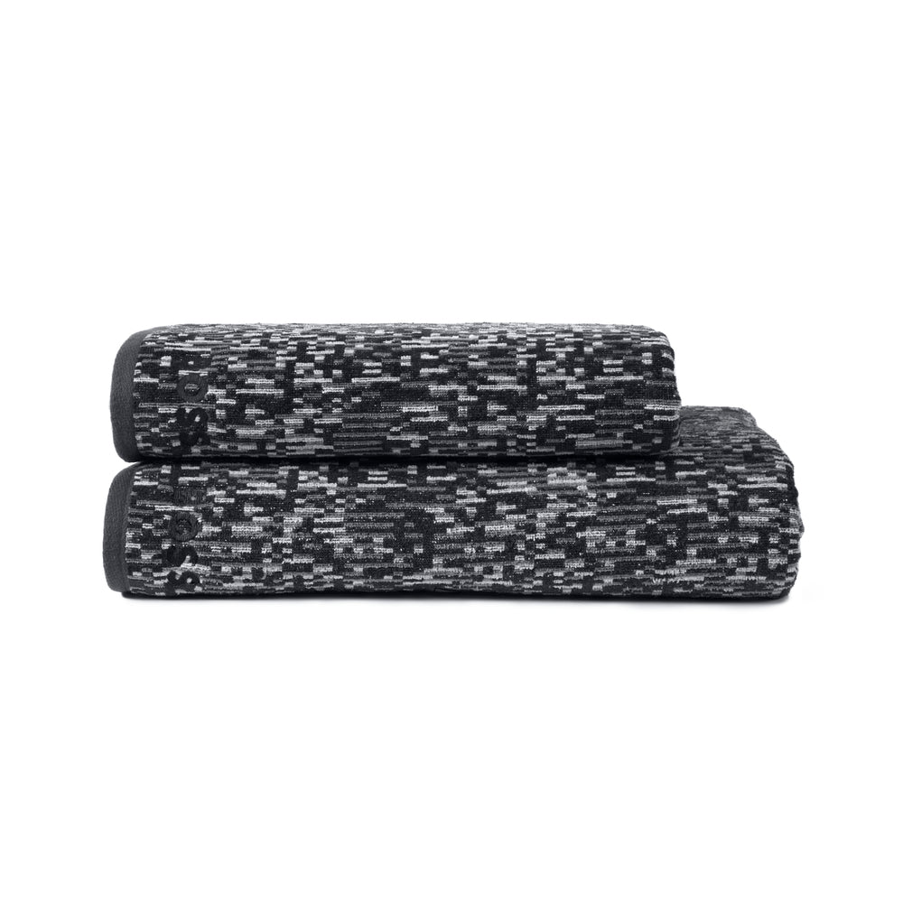 Hugo Boss - Melli 450 GSM 100% Organic Cotton with Satin Border (Grey)