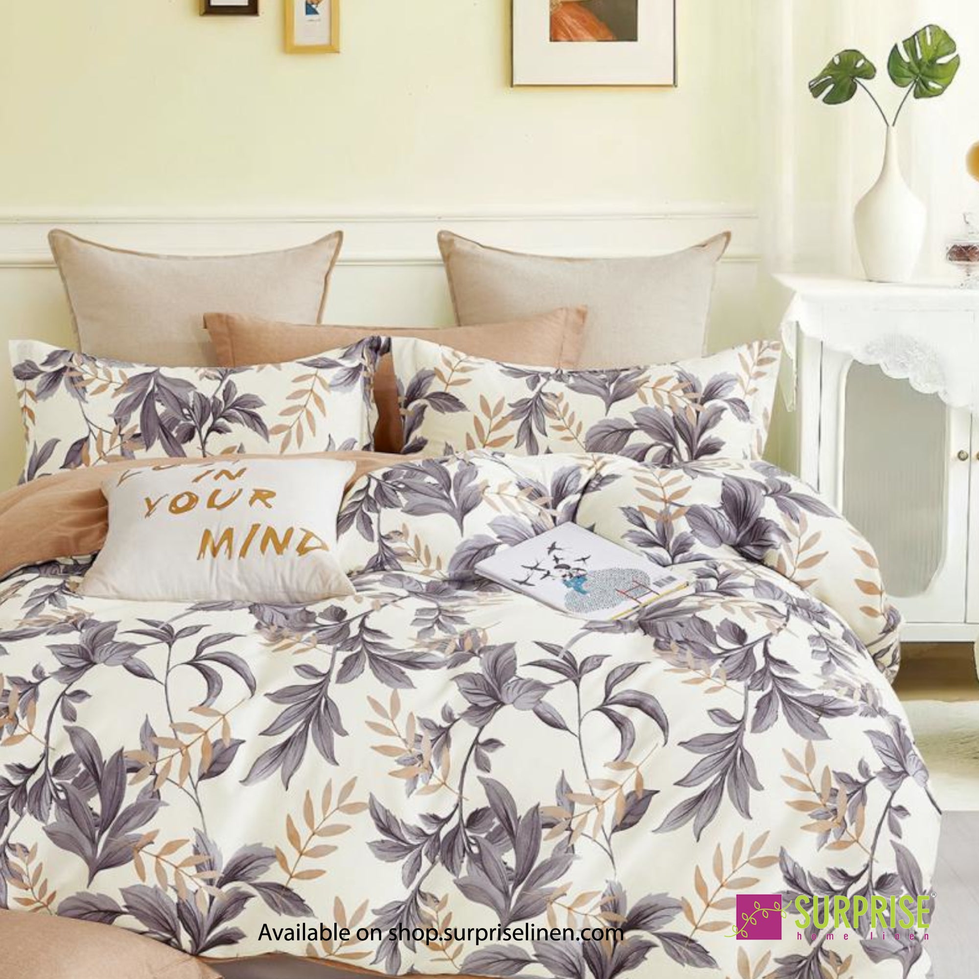 Luxury Essentials By Surprise Home Exclusive Hues Collection 3 Pcs Super King Size Bedsheet Set in 300 TC Premium Cotton (Peony Blush)