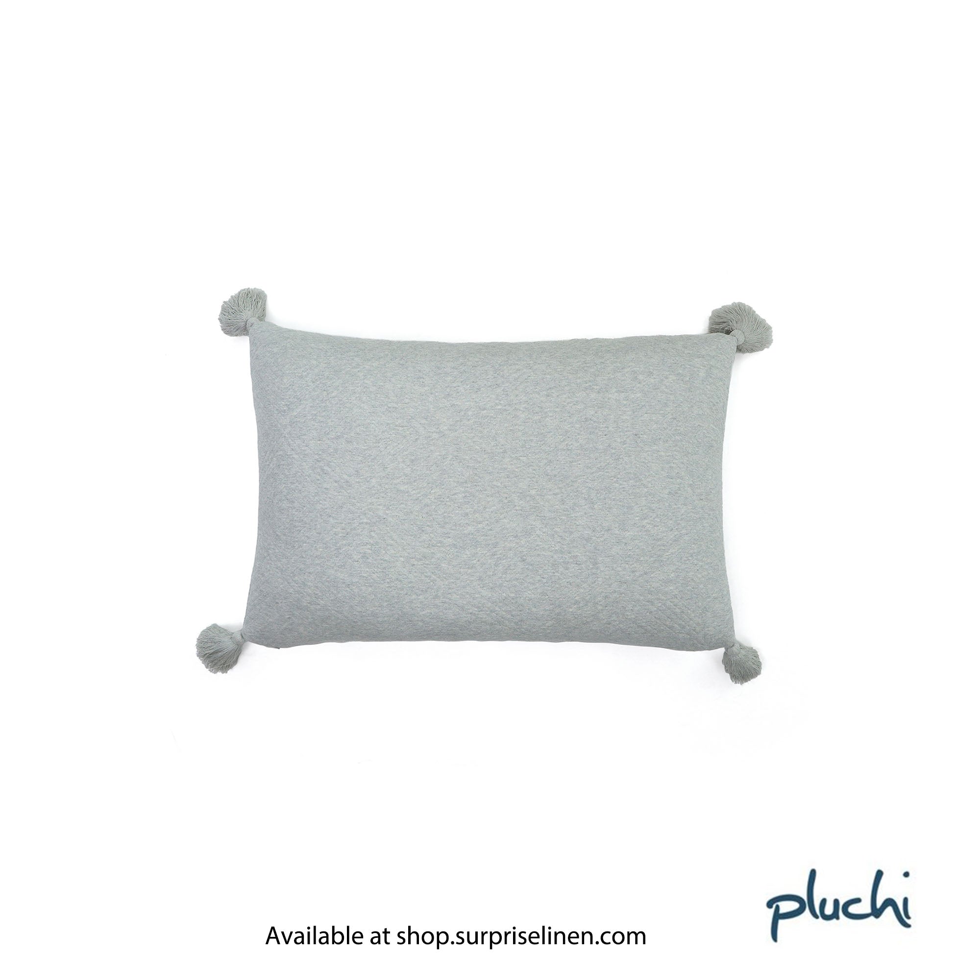 Pluchi - Aysel 100% Premium Cotton 3 Pcs King Size Bed Cover Set (Vanilla Grey)