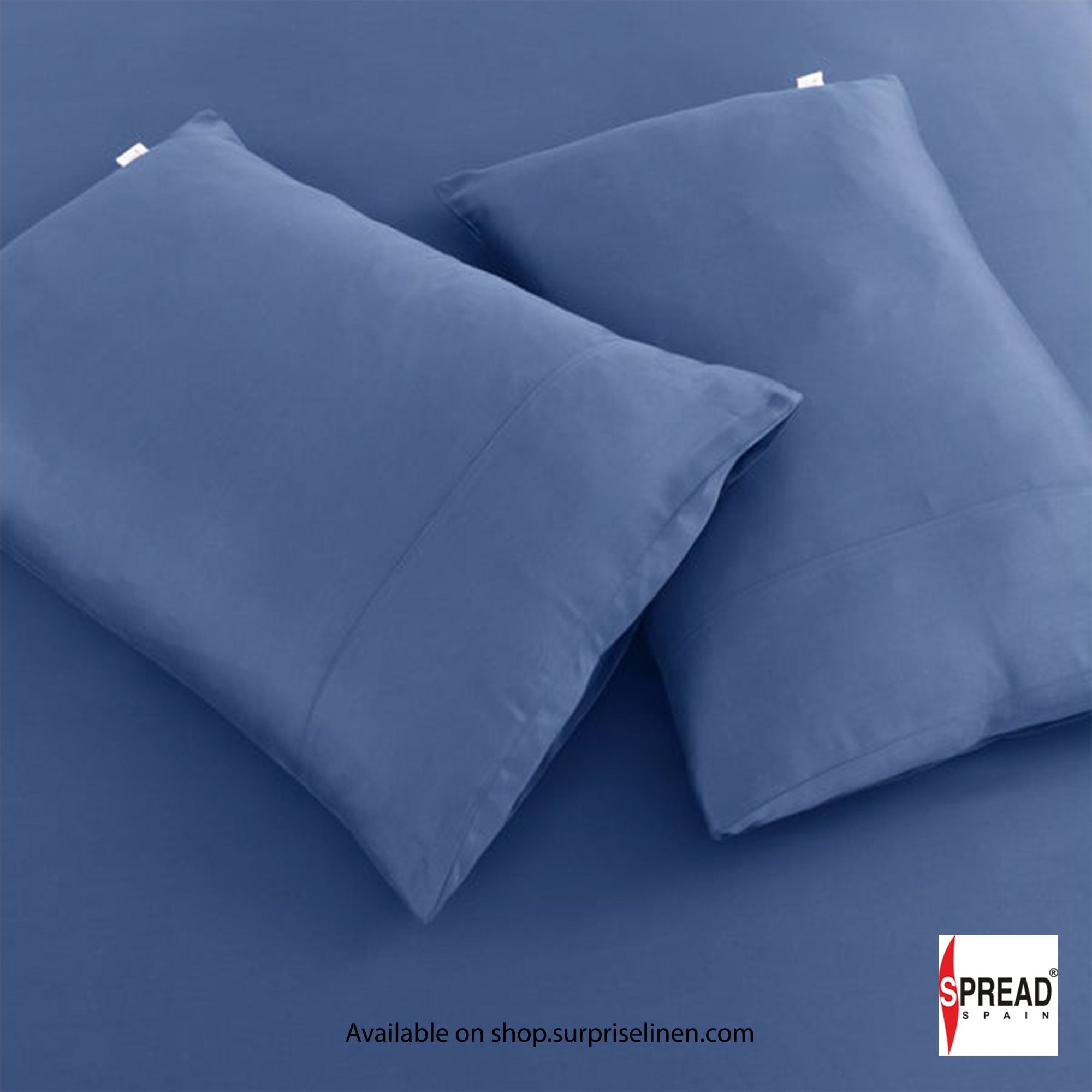 Spread Spain - Madison Avenue Collection 400 Thread Count 100% Cotton Bedding Set (Blue)