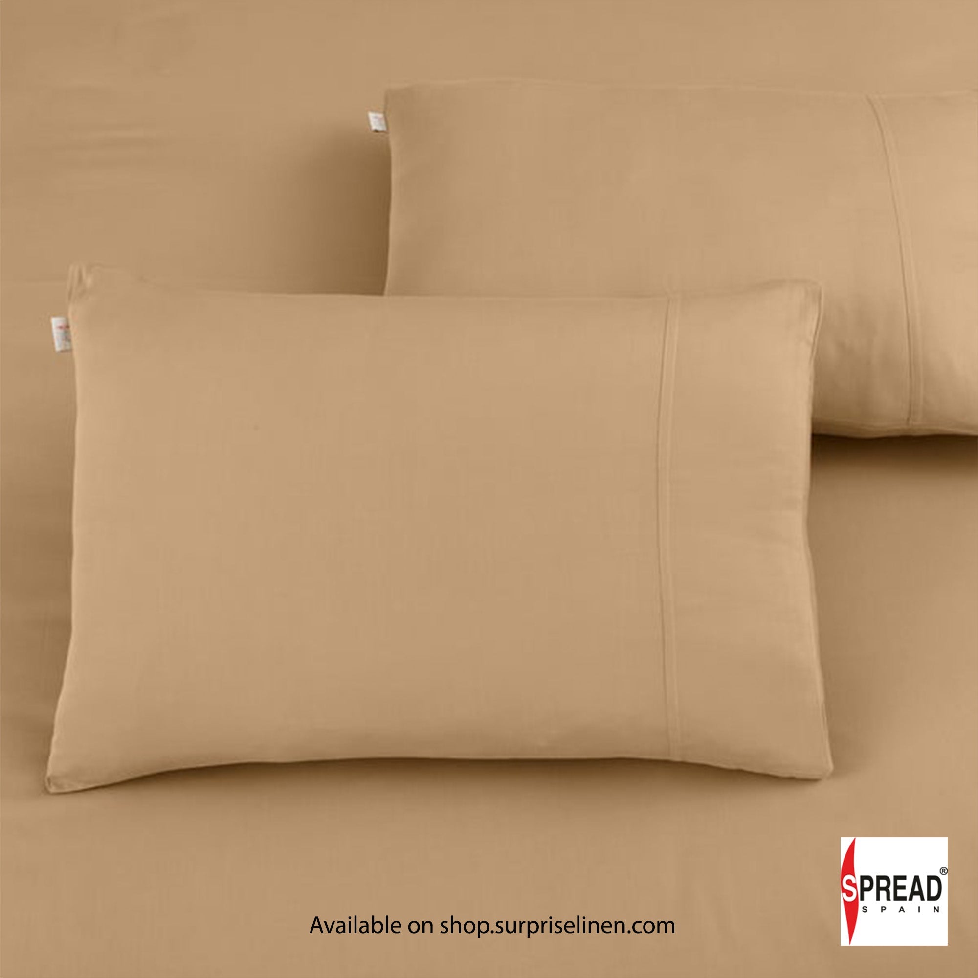 Spread Spain - Madison Avenue Collection 400 Thread Count 100% Cotton Bedding Set (Caramel)
