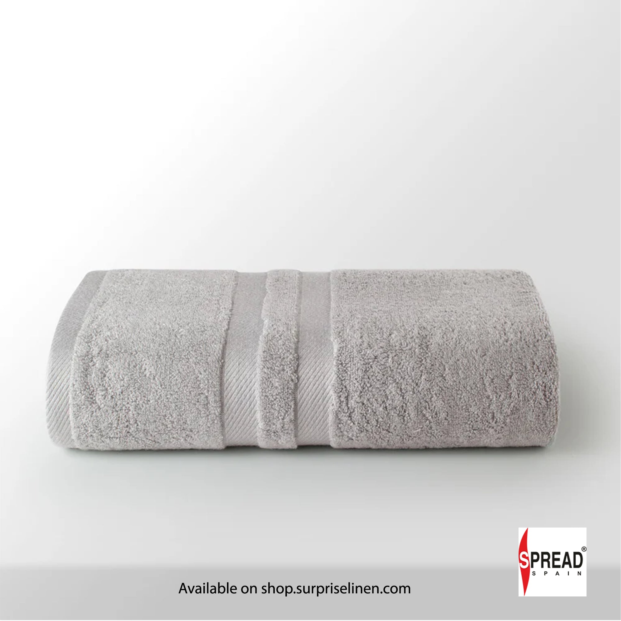 Spread Spain - The Bamboo Collection Gentle Quick-Drying Beach Towel (Dark Grey)