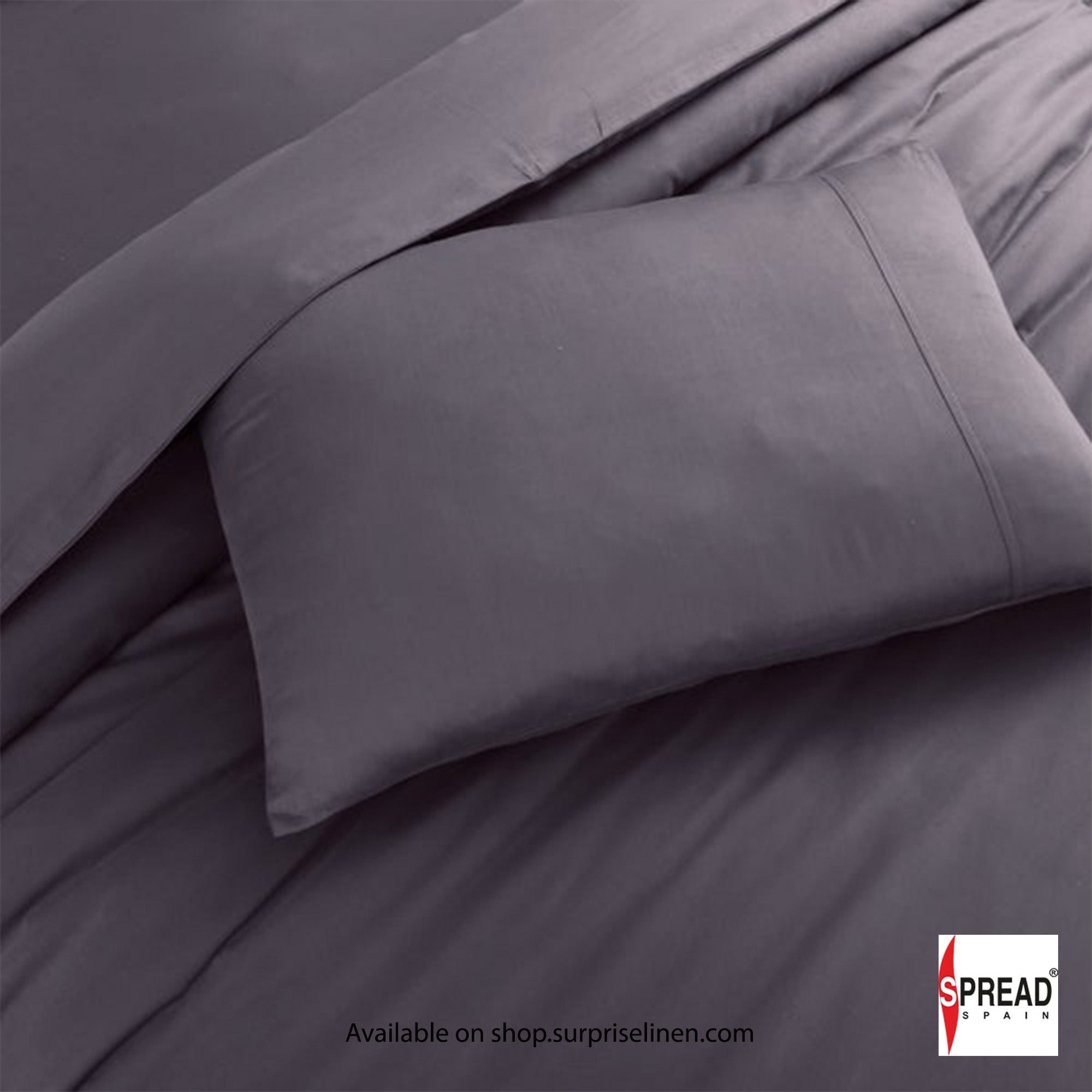 Spread Spain - Madison Avenue Collection 400 Thread Count 100% Cotton Bedding Set (Fudge)