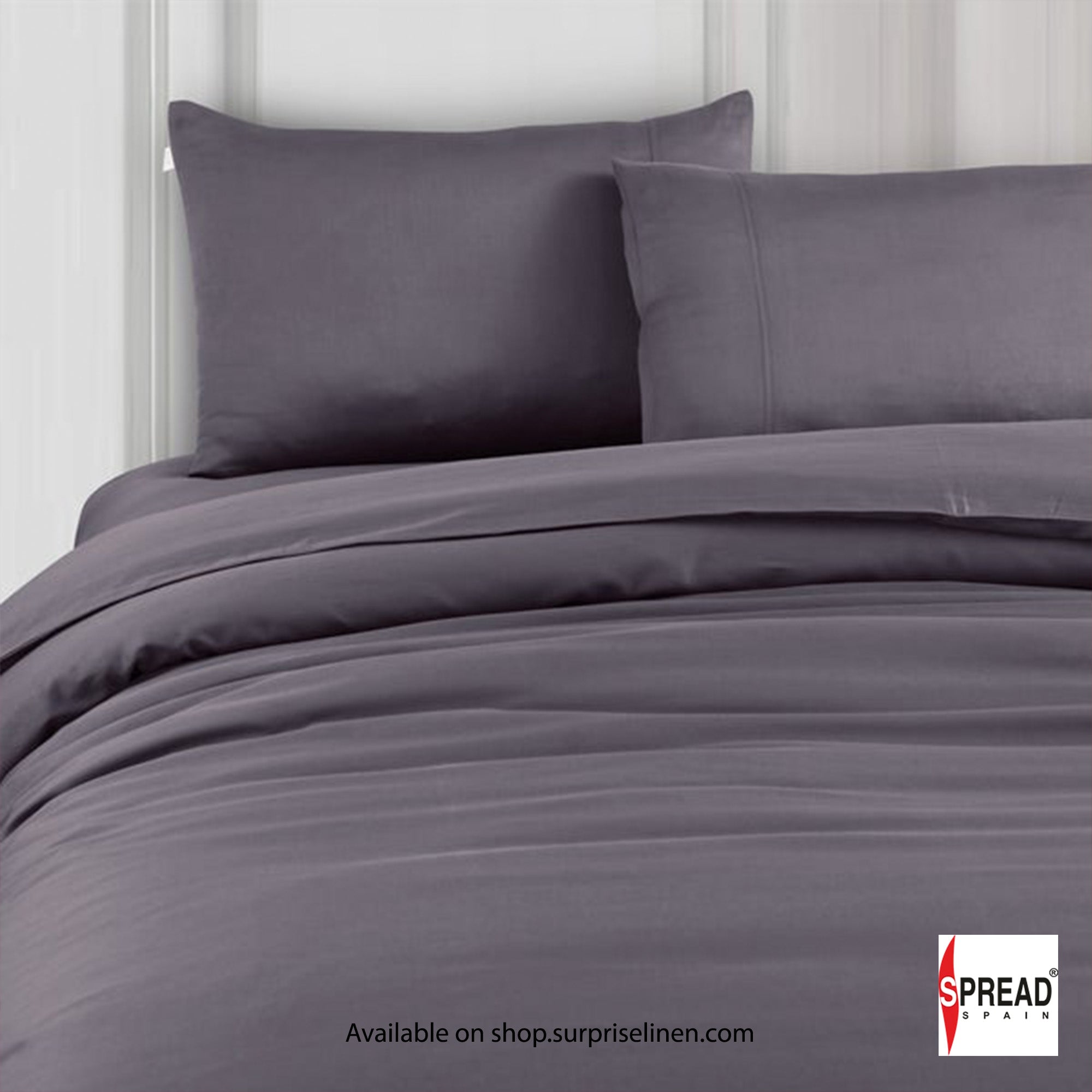 Spread Spain - Madison Avenue Collection 400 Thread Count 100% Cotton Bedding Set (Fudge)
