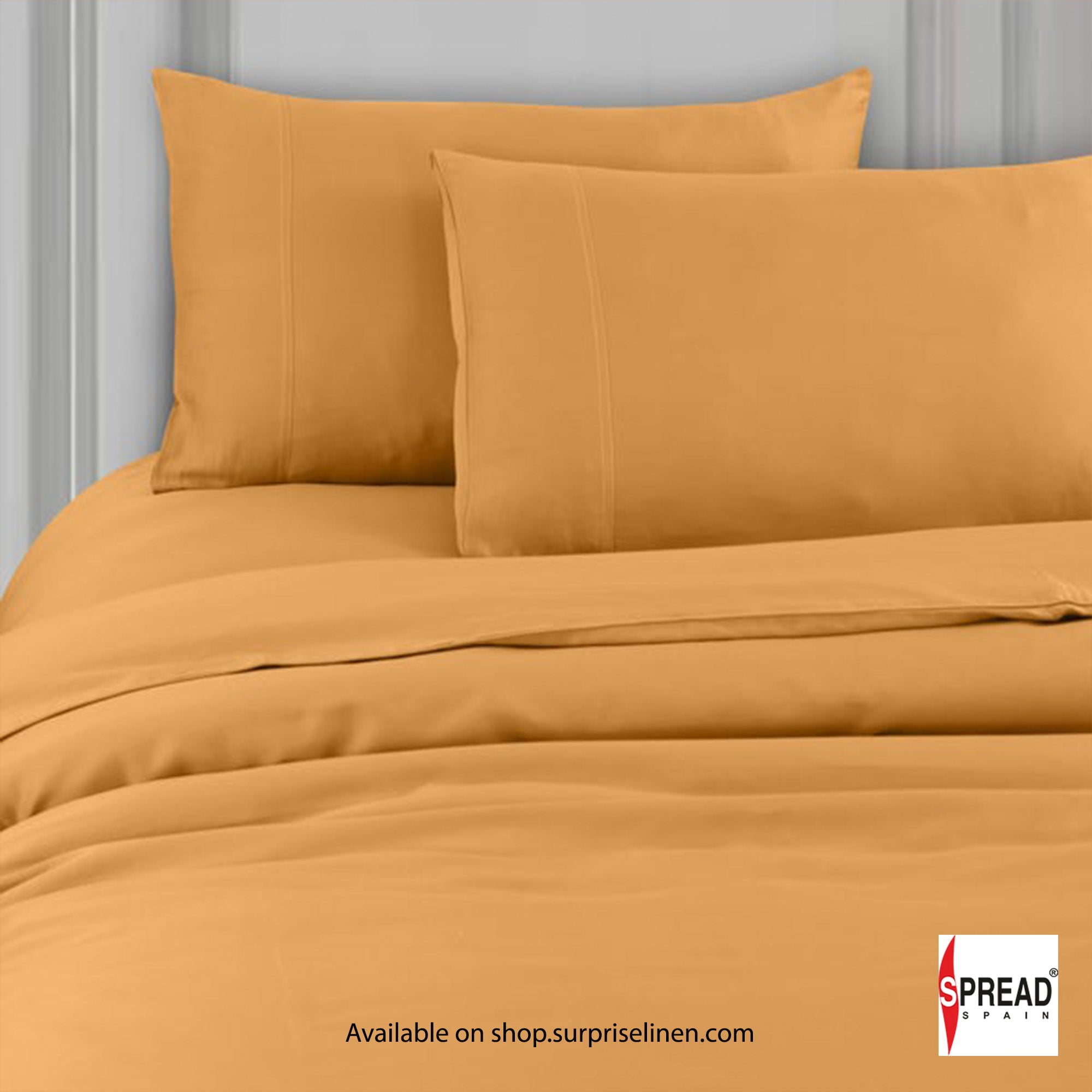 Spread Spain - Madison Avenue Collection 400 Thread Count 100% Cotton Bedding Set (Gold)