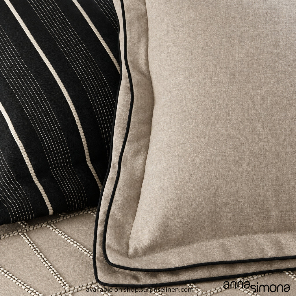 Anna Simona - Muse 7 Pcs Duvet Ensemble Set (Linen)