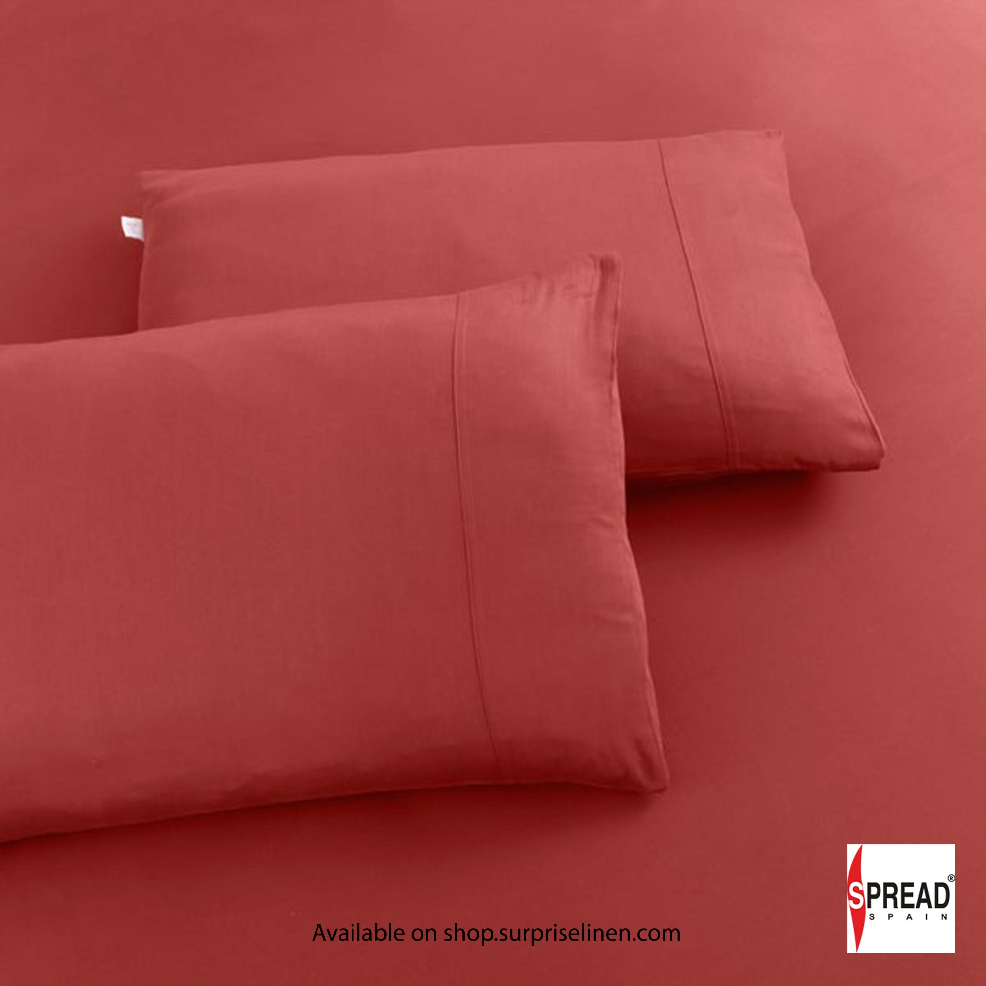 Spread Spain - Madison Avenue Collection 400 Thread Count 100% Cotton Bedding Set (Rust)