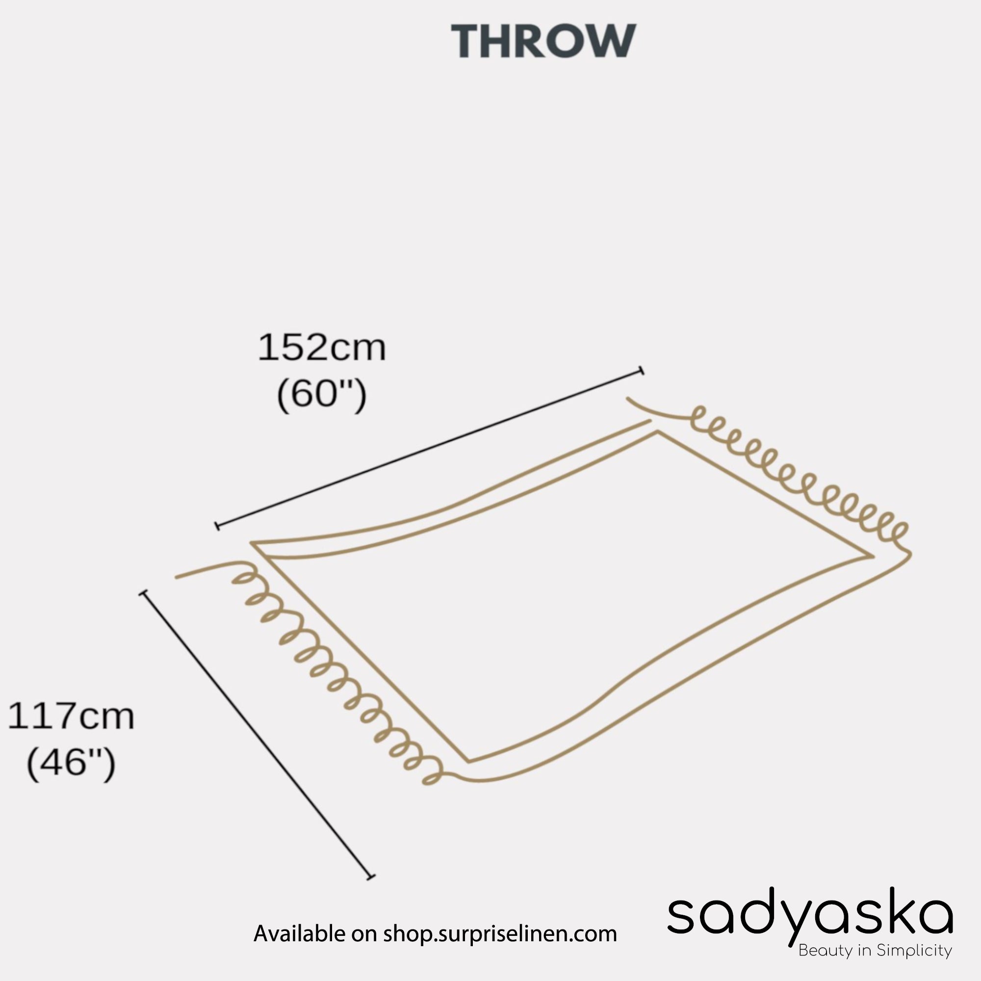 Sadyaska - Honeycomb Collection Woven Throw with Tassels (Mocha)