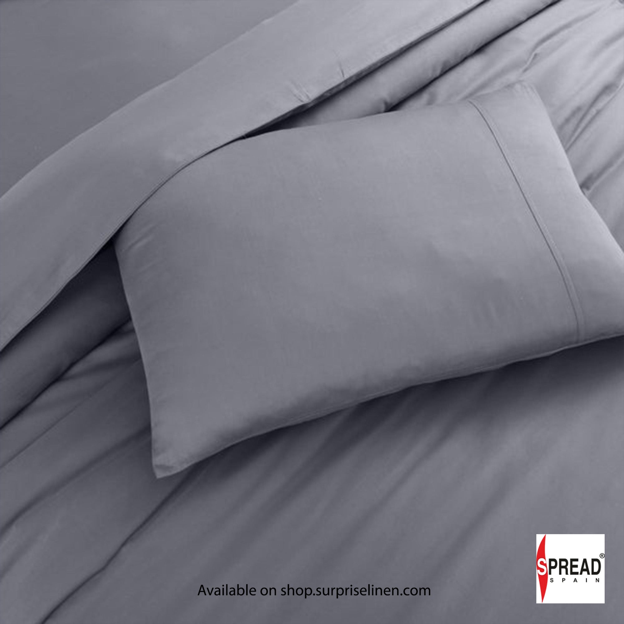 Spread Spain - Madison Avenue Collection 400 Thread Count 100% Cotton Bedding Set (Stone)