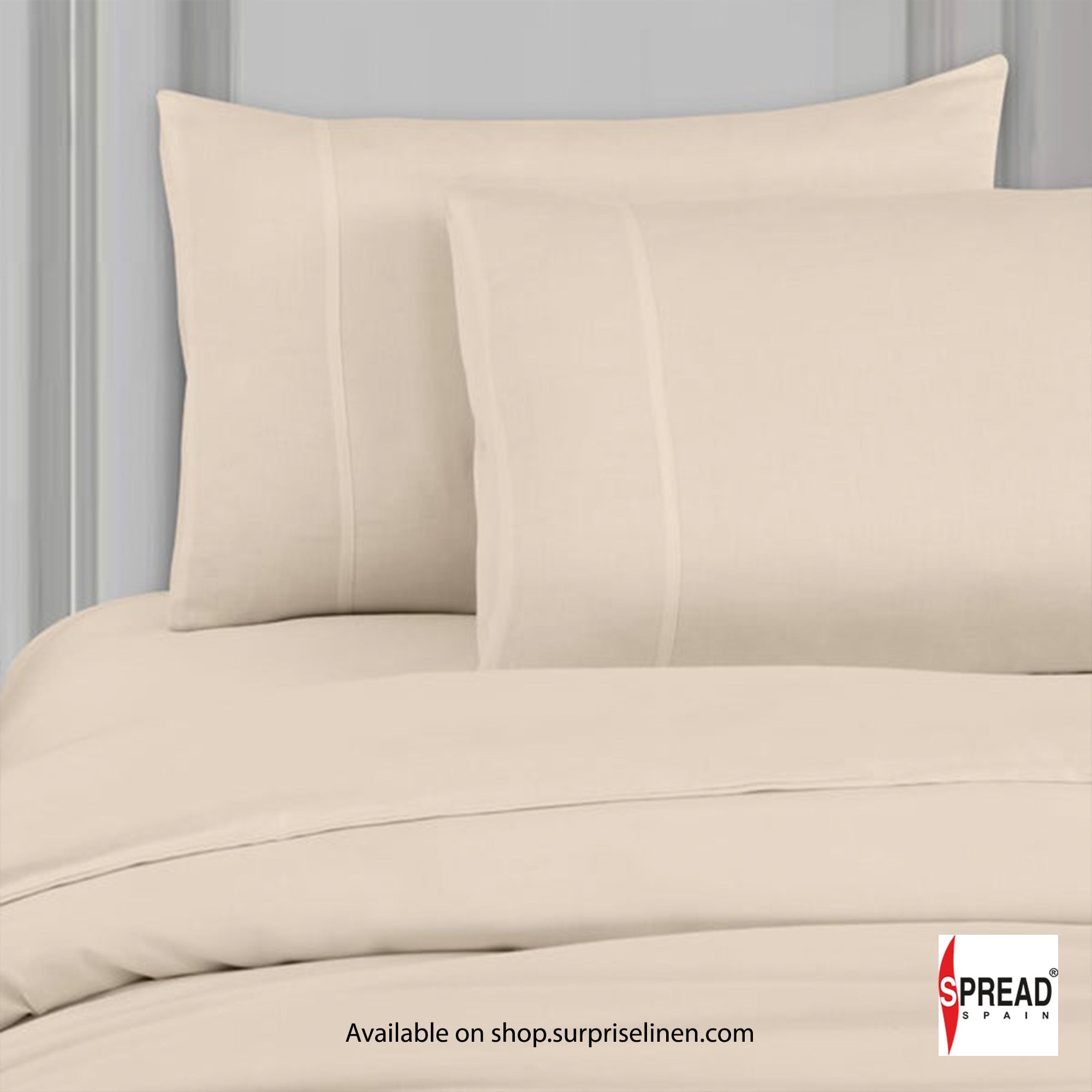 Spread Spain - Madison Avenue Collection 400 Thread Count 100% Cotton Bedding Set (Taupe)