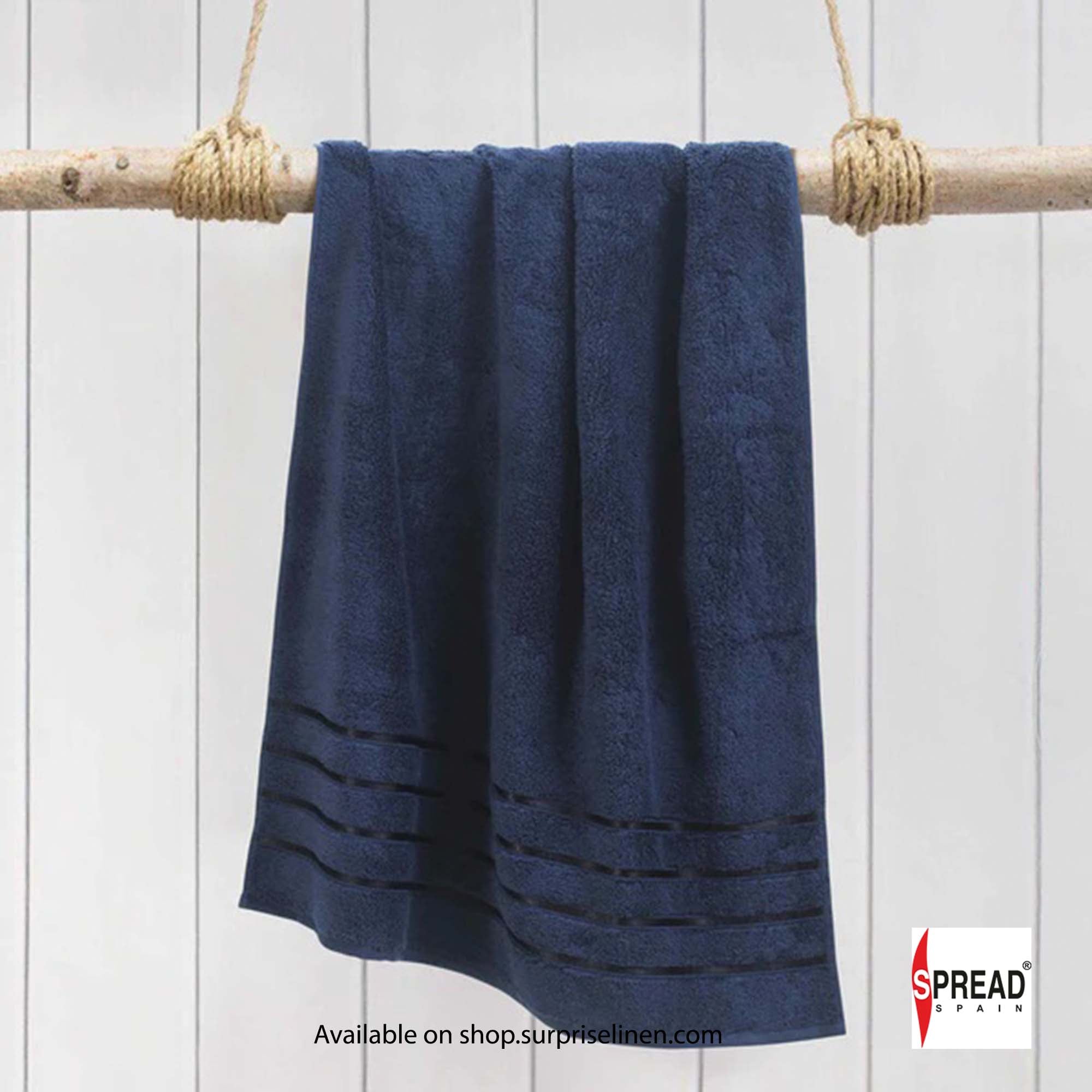Spread Spain - Roman Bath Collection Towels (Navy Blue)