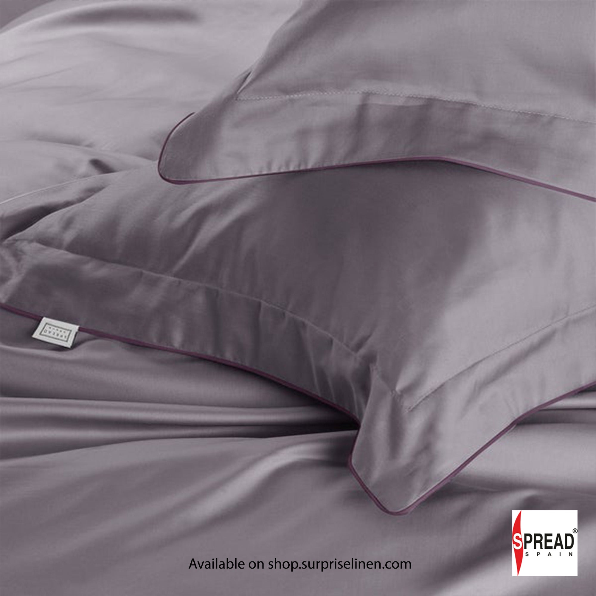 Spread Spain - The Italian Collection 500 Thread Count Cotton Bedsheet Set (Lilac)