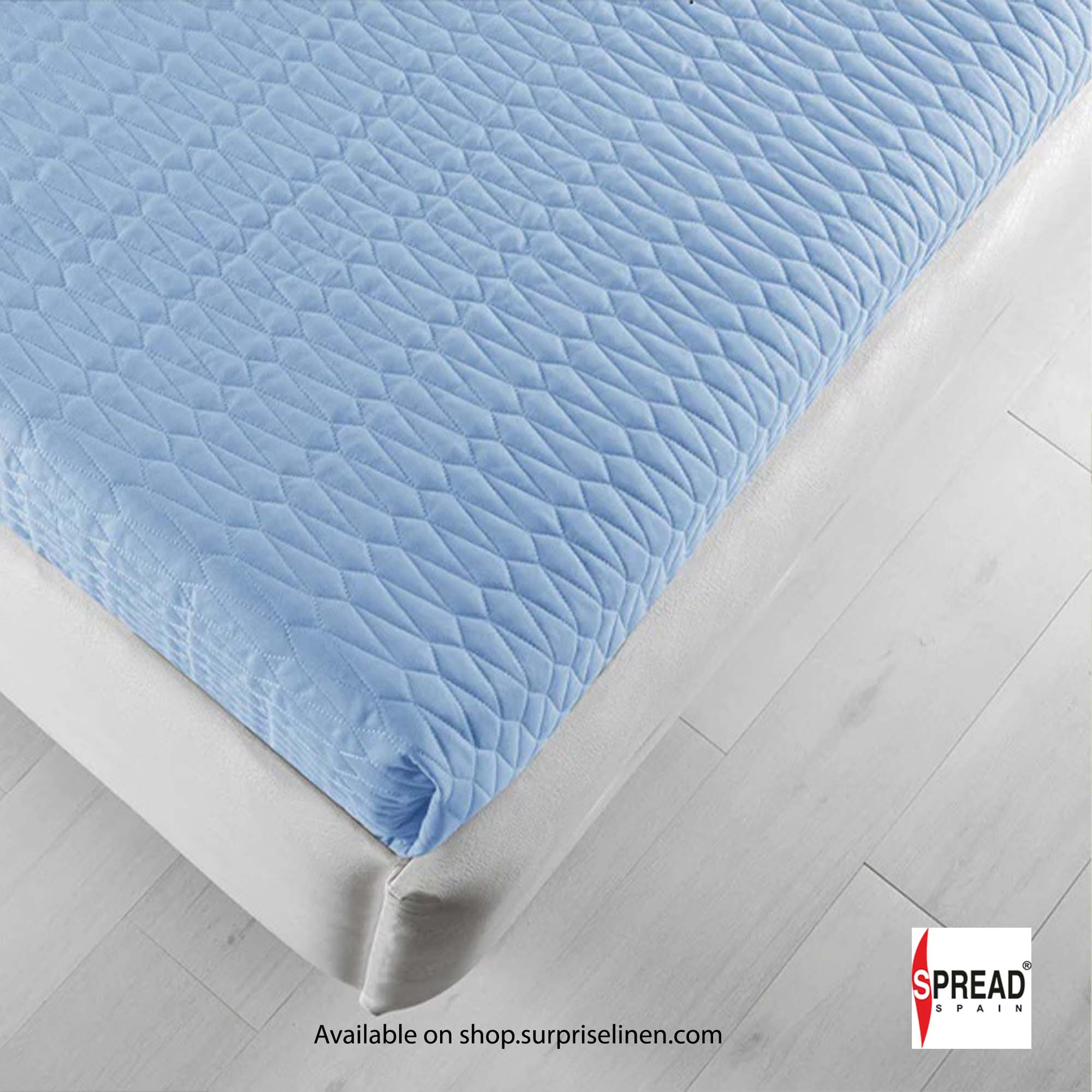 Spread Spain - Crystal Day And Night 3 Pcs Bed Cover Set (Celestial Blue)