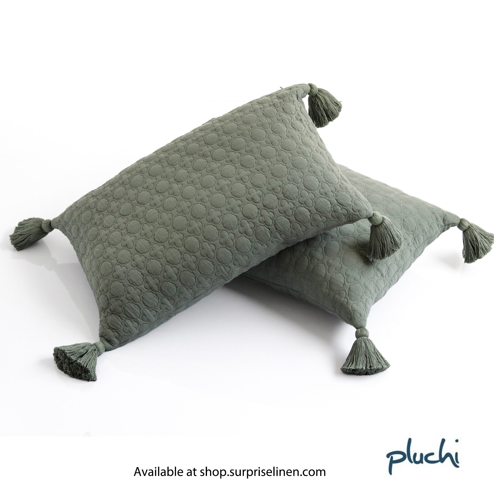Pluchi - Bubbly Collection 3 Pcs Bedcover Set (Ryegrass)