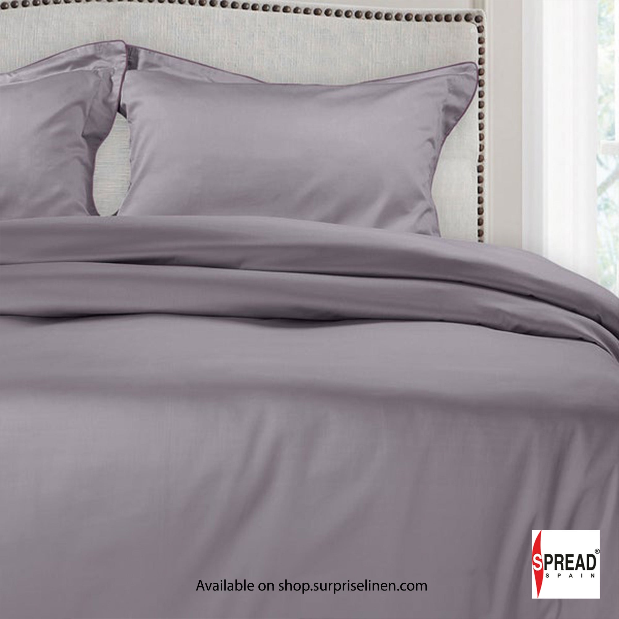 Spread Spain - The Italian Collection 500 Thread Count Cotton Bedsheet Set (Lilac)