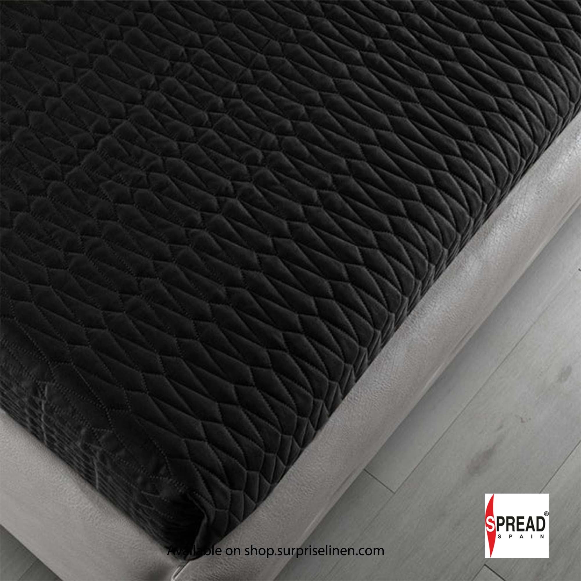 Spread Spain - Crystal Day And Night 3 Pcs Bed Cover Set (Moonless Night)