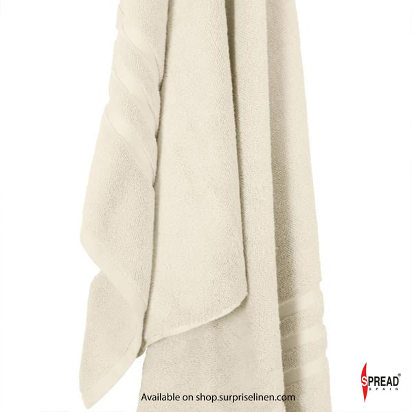 Spread Spain - Miami Premium Cotton Luxury Bath Towels (Ivory)